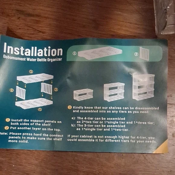 Clear Stackable Wine Rack - Picture 2 of 2